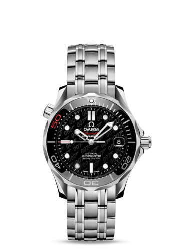 Omega Seamaster Diver 300M Co-Axial 36.25 Stainless Steel / Black / Bracelet / James Bond 50th Anniversary